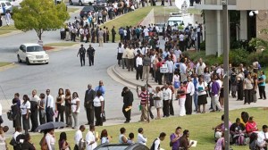 unemployment line