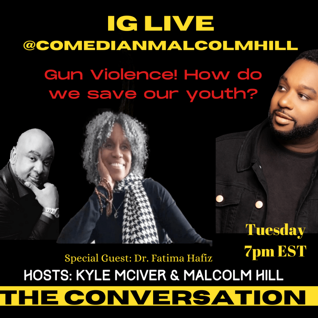 Tonight on THE Conversation: Gun Violence! How do we save our youth? With Special Guest: Dr. Fatima&nbsp;Hafiz
